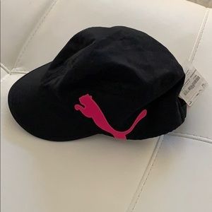 Pink and Black Puma Hat